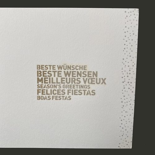 Création de cartes de voeux papier sur-mesure découpe laser
